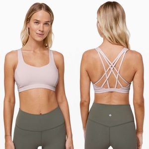 Lululemon Free to be Serene Bra Pink Bliss Size 4